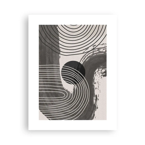 Poster - Het ovaal wint - 30x40 cm
