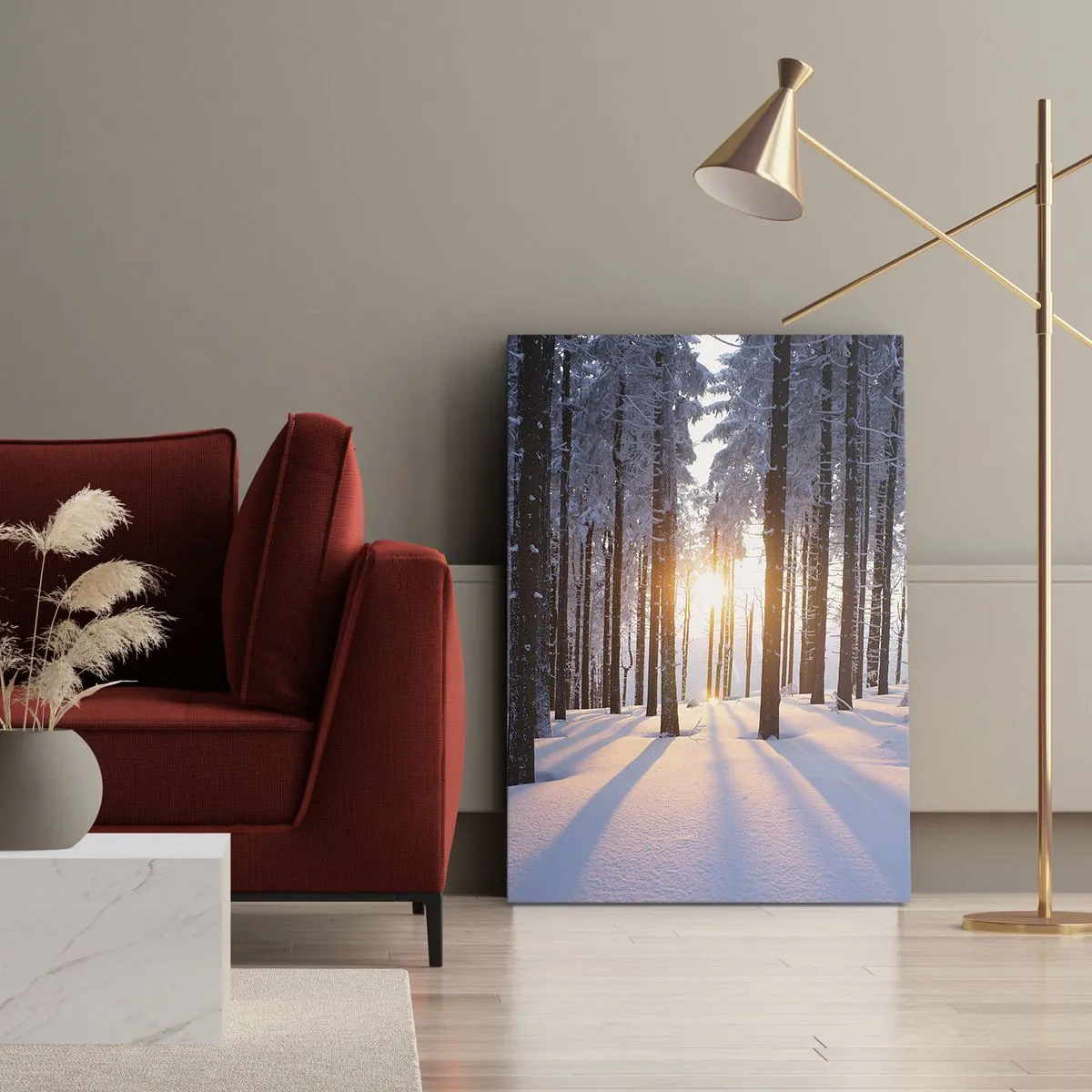 Schilderen op canvas - Duidelijk in zwart-wit - 50x70 cm