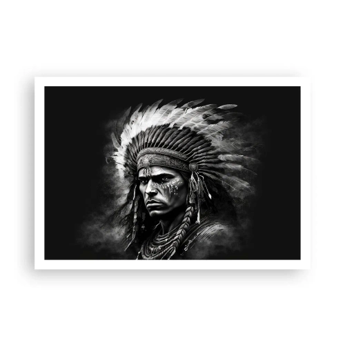 Poster - Een leider en strijder - 100x70 cm