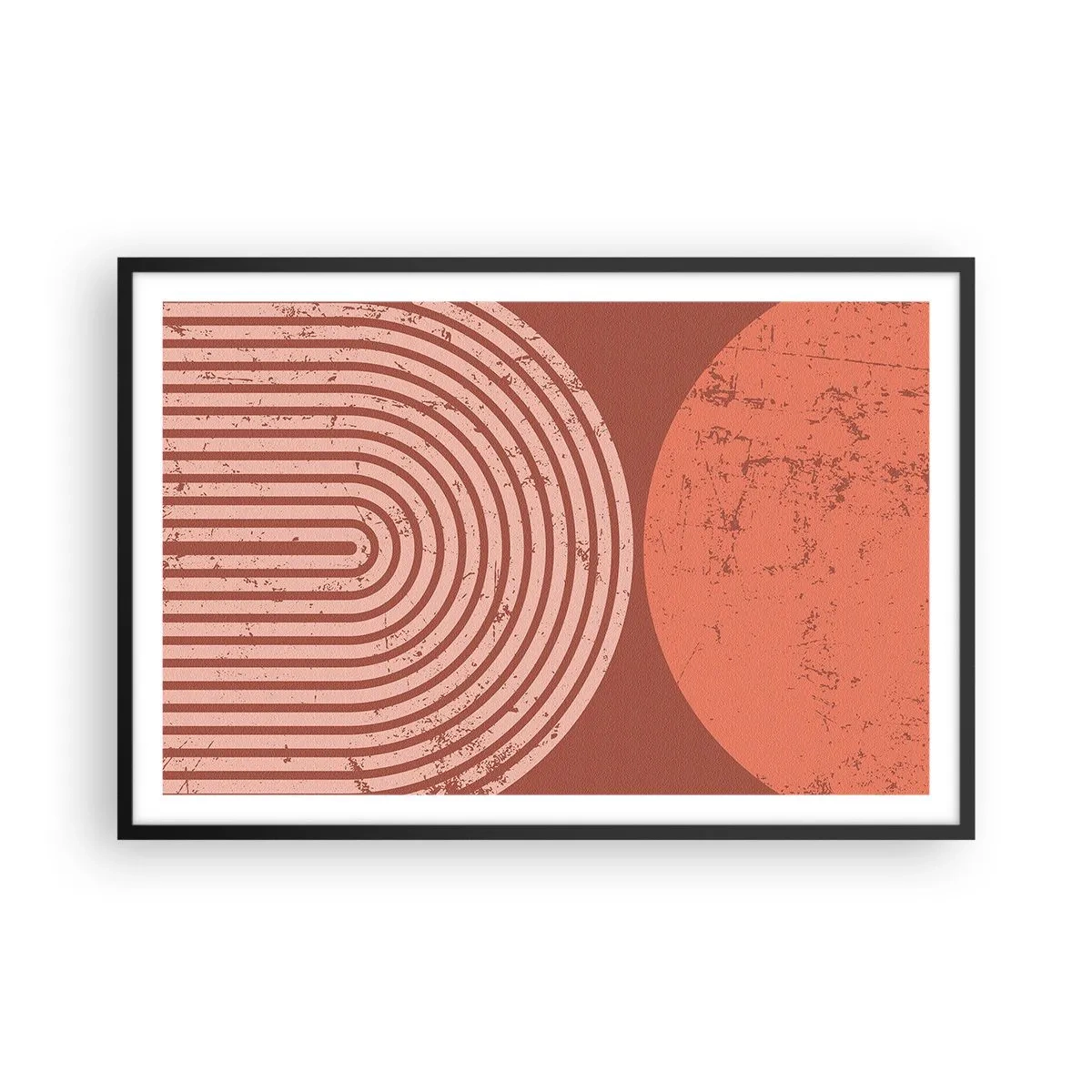 Poster in een zwarte lijst - Een nauwe band - 91x61 cm