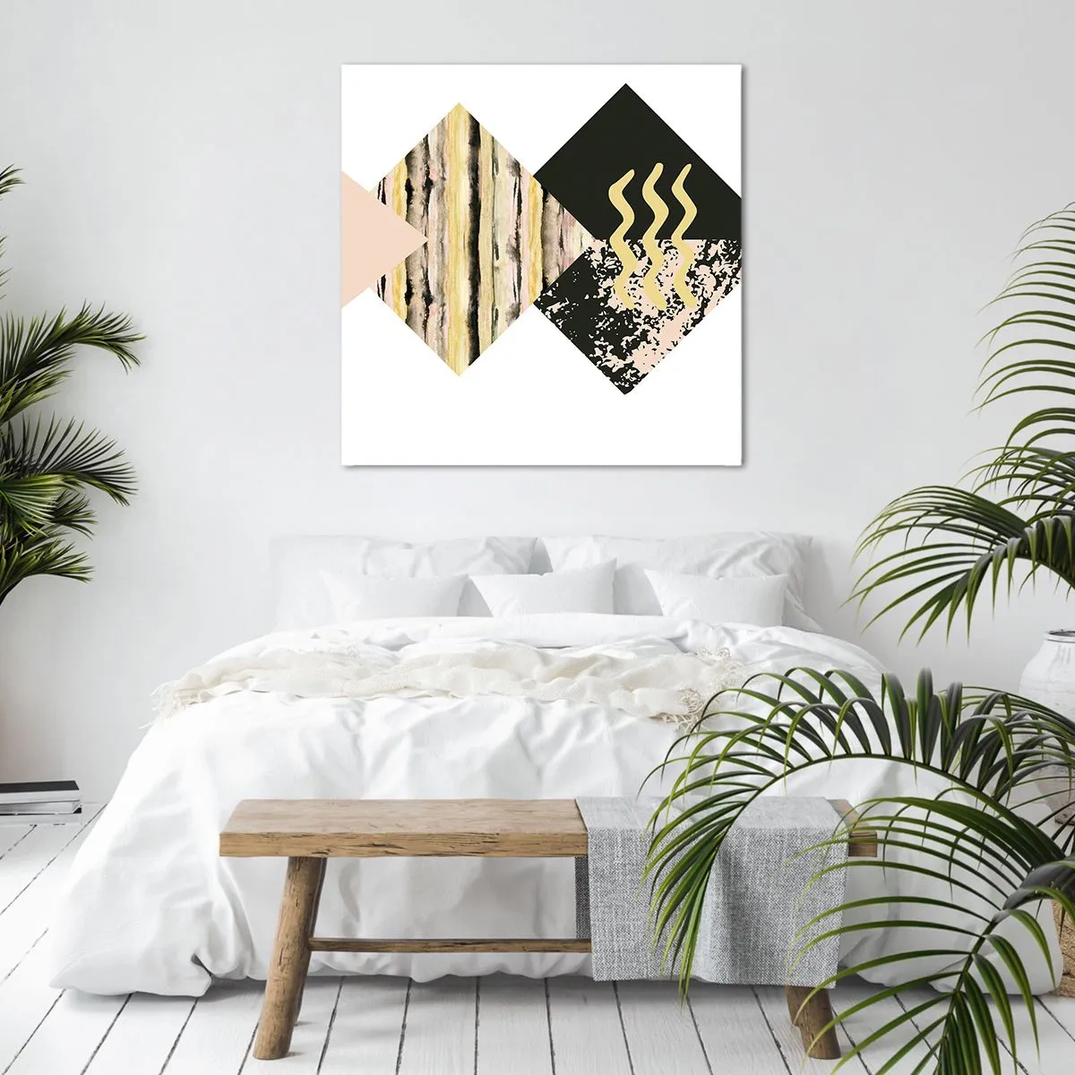 Schilderen op canvas - Er is niet zo eenvoudig - 60x60 cm