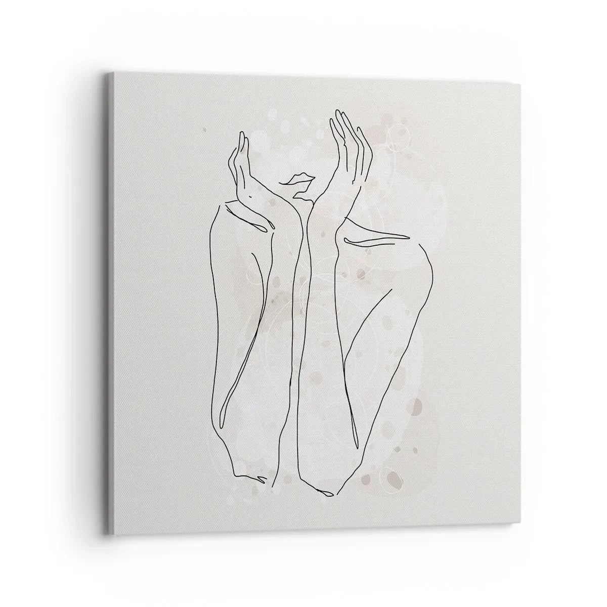 Schilderen op canvas - Een dromerig moment - 70x70 cm