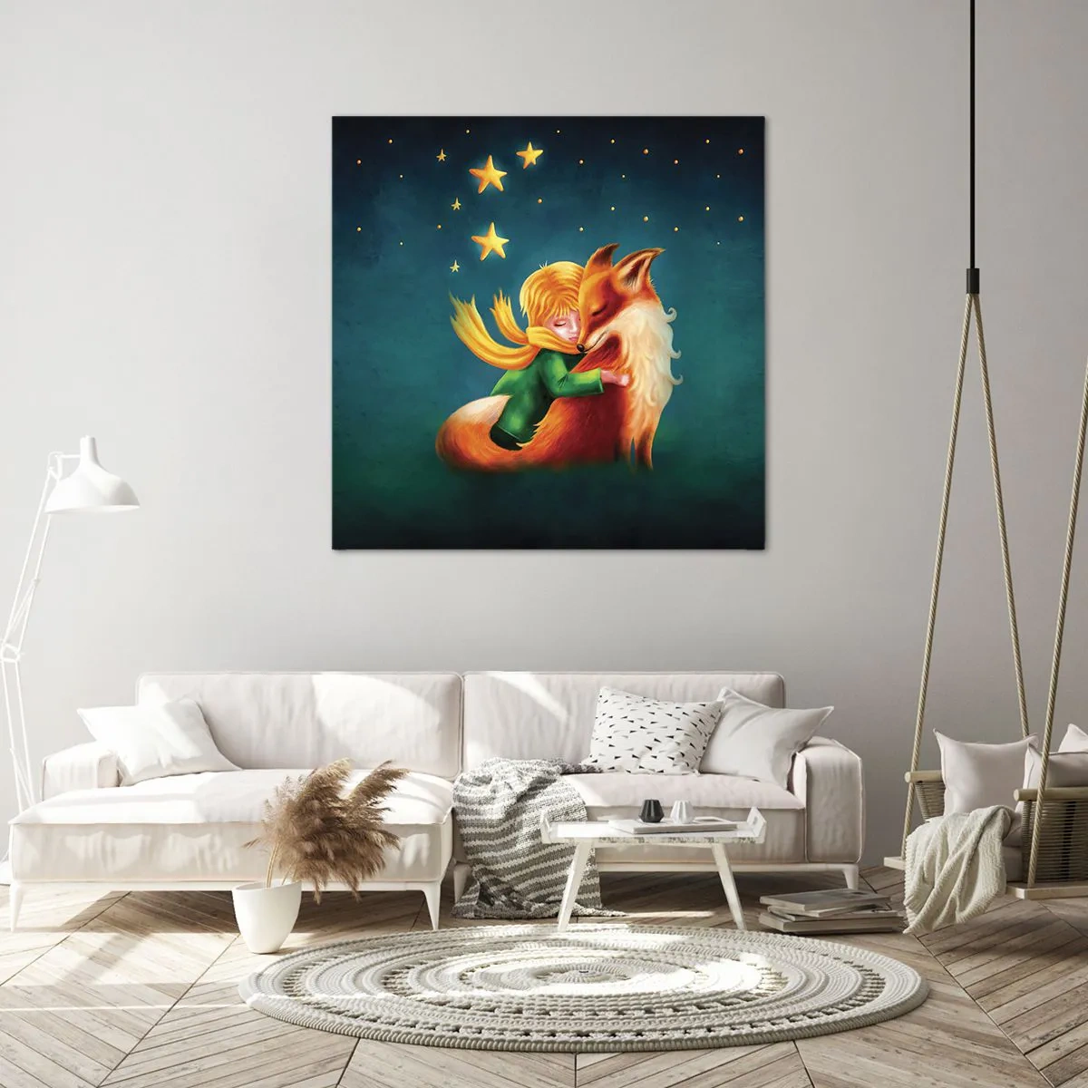 Schilderen op canvas - Kleine Prins - 60x60 cm