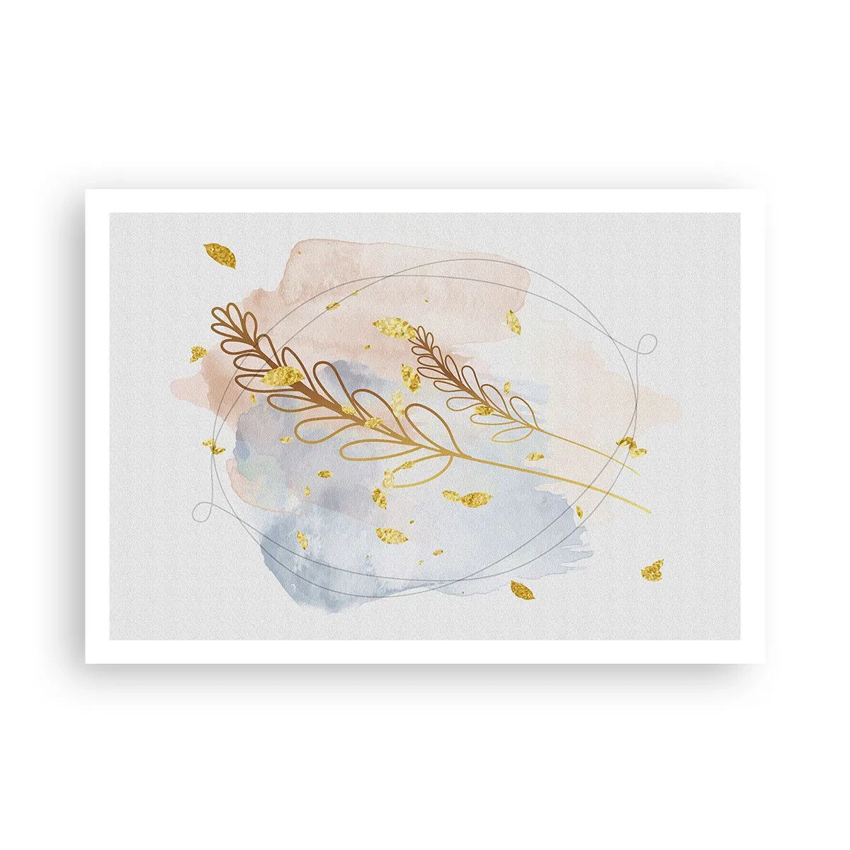 Poster - Gouden explosie - 100x70 cm