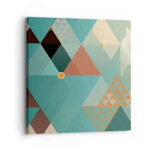 Schilderen op canvas - Eenheid van veelheid, veelheid van eenheid - 30x30 cm