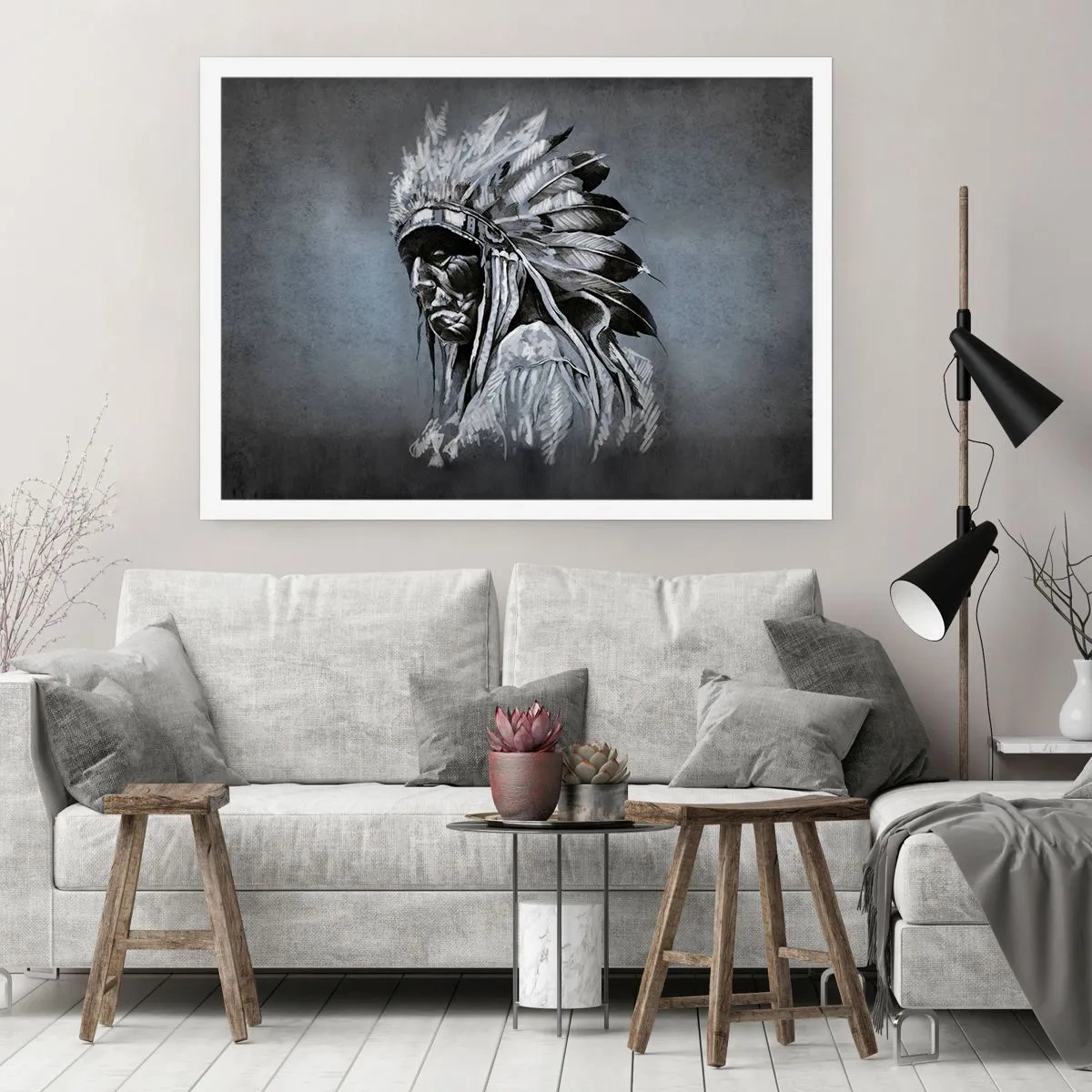 Poster - Keer terug naar de wortels - 100x70 cm