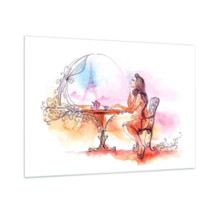 Schilderen op glas - Parijse chic - 100x70 cm