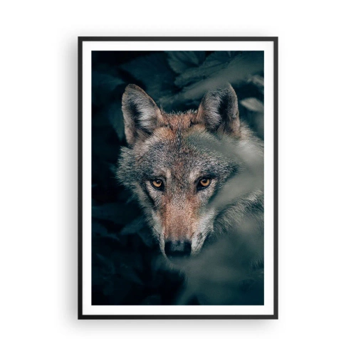 Poster in een zwarte lijst - Jager - 70x100 cm