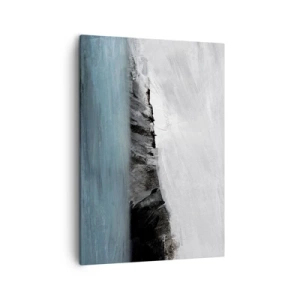 Schilderen op canvas - Water – aarde: botsing der elementen - 50x70 cm