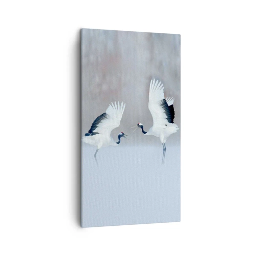 Schilderen op canvas - Dans in de mist - 45x80 cm