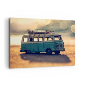 Schilderen op canvas - Het einde van idolen: geld en werk - 100x70 cm