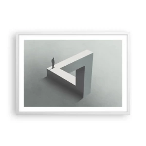 Poster in een witte lijst - Maar het is toch mogelijk - 70x50 cm