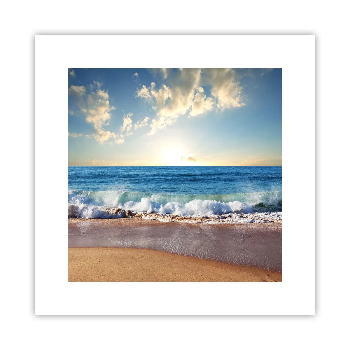 Poster - Beweging en stilte tegelijk - 30x30 cm