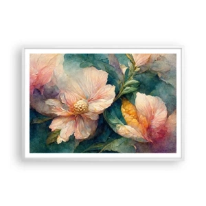 Poster in een witte lijst - Gewoon subtiliteit - 100x70 cm