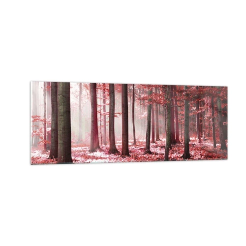 Schilderen op glas - Rood is net zo mooi - 140x50 cm