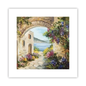 Poster - De charme van een kustprovincie - 30x30 cm