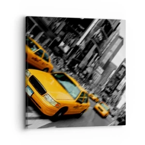 Schilderen op canvas - New York City druppels zonneschijn - 30x30 cm