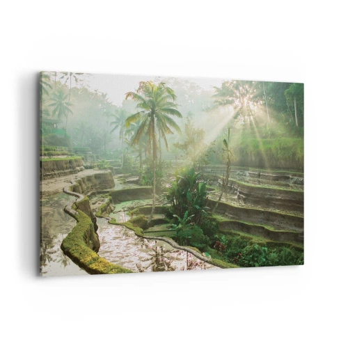 Schilderen op canvas - Opgroeien in de zon - 100x70 cm