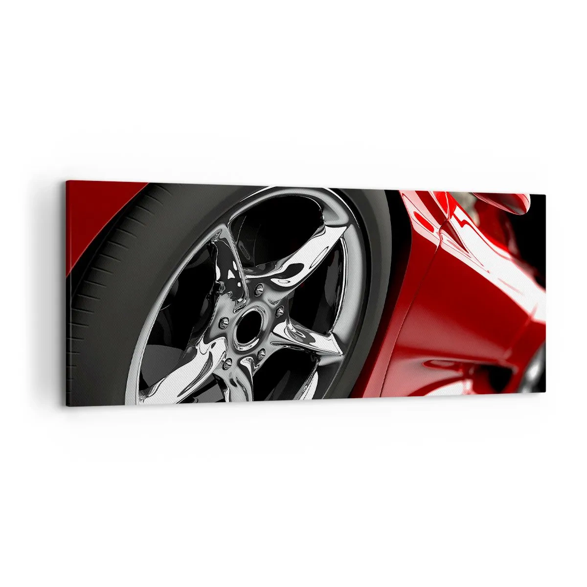 Schilderen op canvas - Gemaakt voor snelheid - 120x50 cm