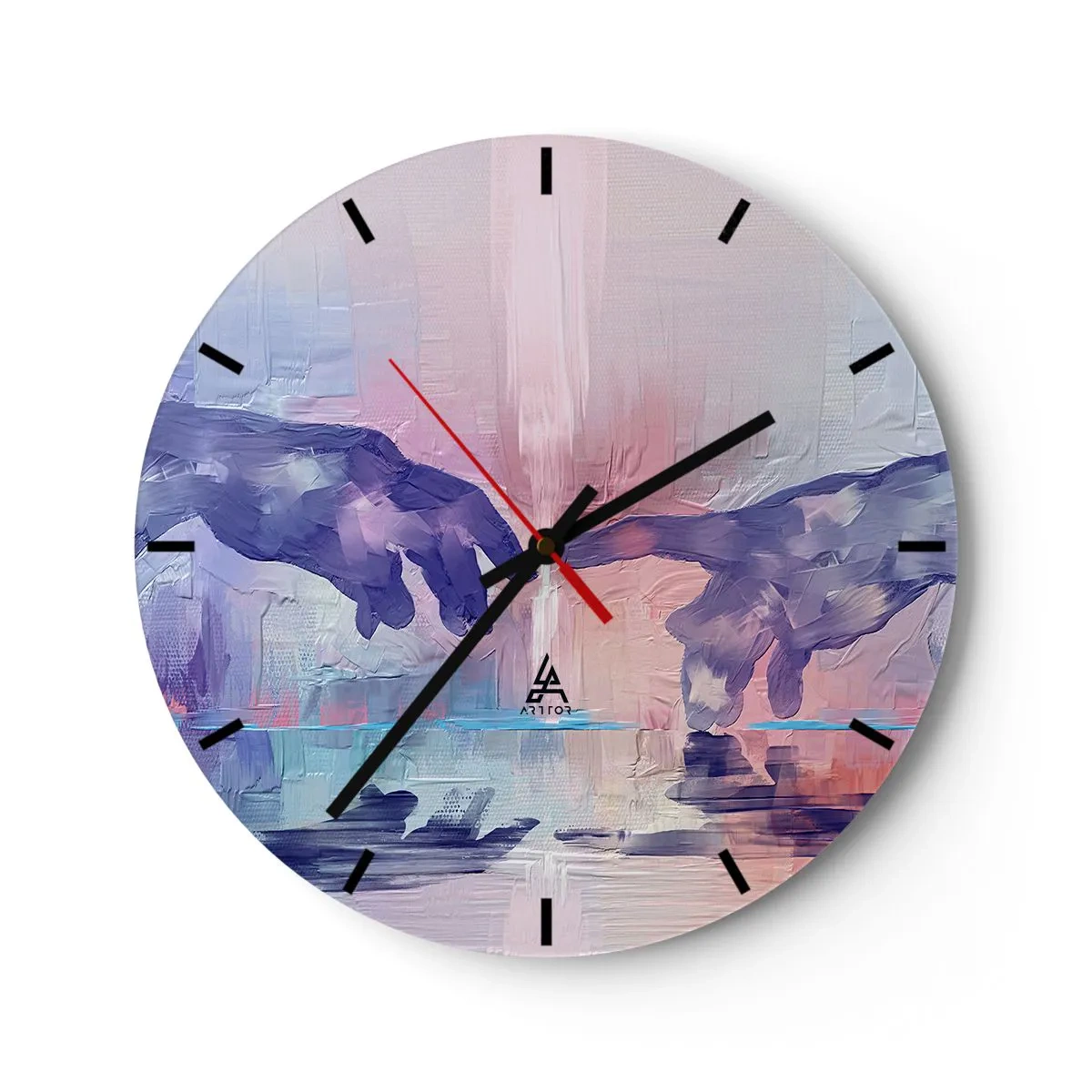 Wandklok - Klok - Goddelijke levensvonk - 40x40 cm