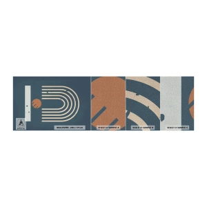 Fotobehang Monster Premium Sand - Geometrie op de granaatappel - Abstractie, Deel, Grafisch - 100x30 cm