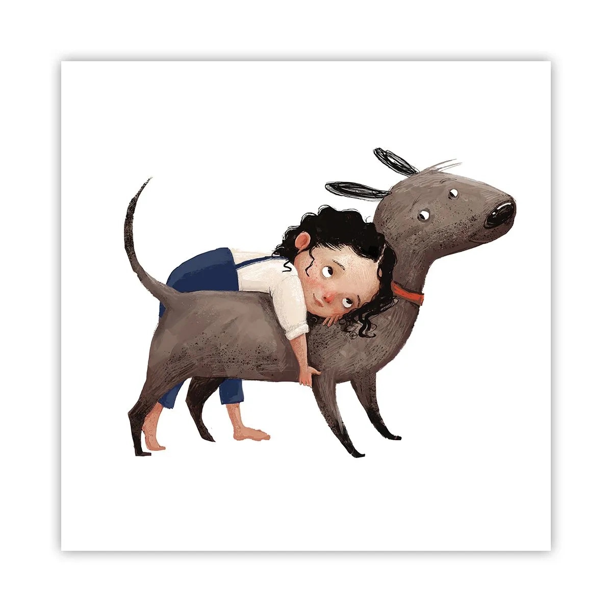 Poster - Beste vrienden - 50x50 cm