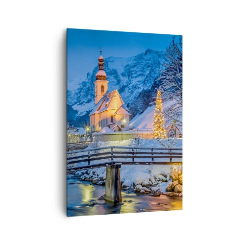 Schilderen op canvas - Kerstgeest - 70x100 cm