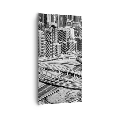 Schilderen op canvas - Dubai - de onmogelijke stad - 65x120 cm