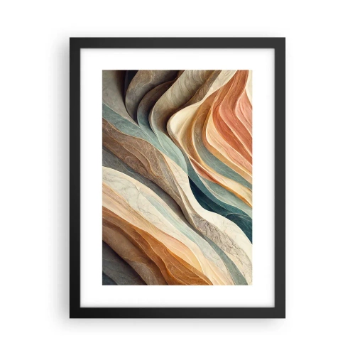 Poster in een zwarte lijst - Het moment vóór de verandering - 30x40 cm