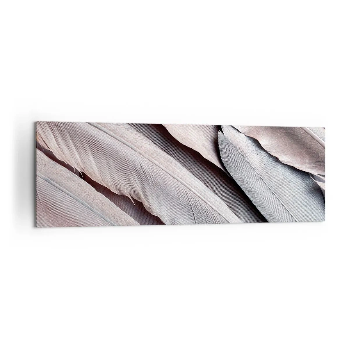 Schilderen op canvas - In roze zilver - 160x50 cm