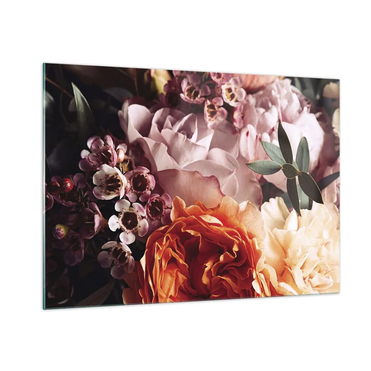 Schilderen op glas - Gehuld in schoonheid - 100x70 cm