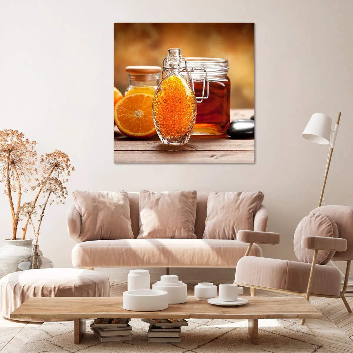Schilderen op canvas - Zonnige smaken en aroma's - 30x30 cm