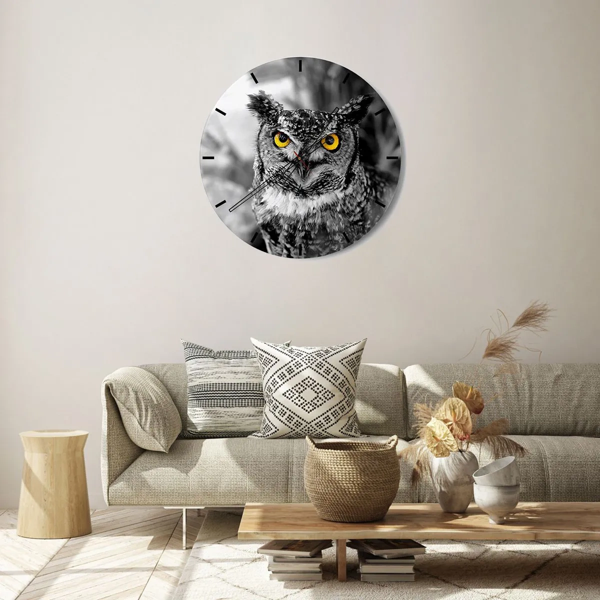 Wandklok - Klok - Niets zal zich verbergen - 40x40 cm