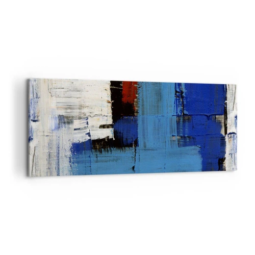 Schilderen op canvas - Het geheim van blauw - 120x50 cm