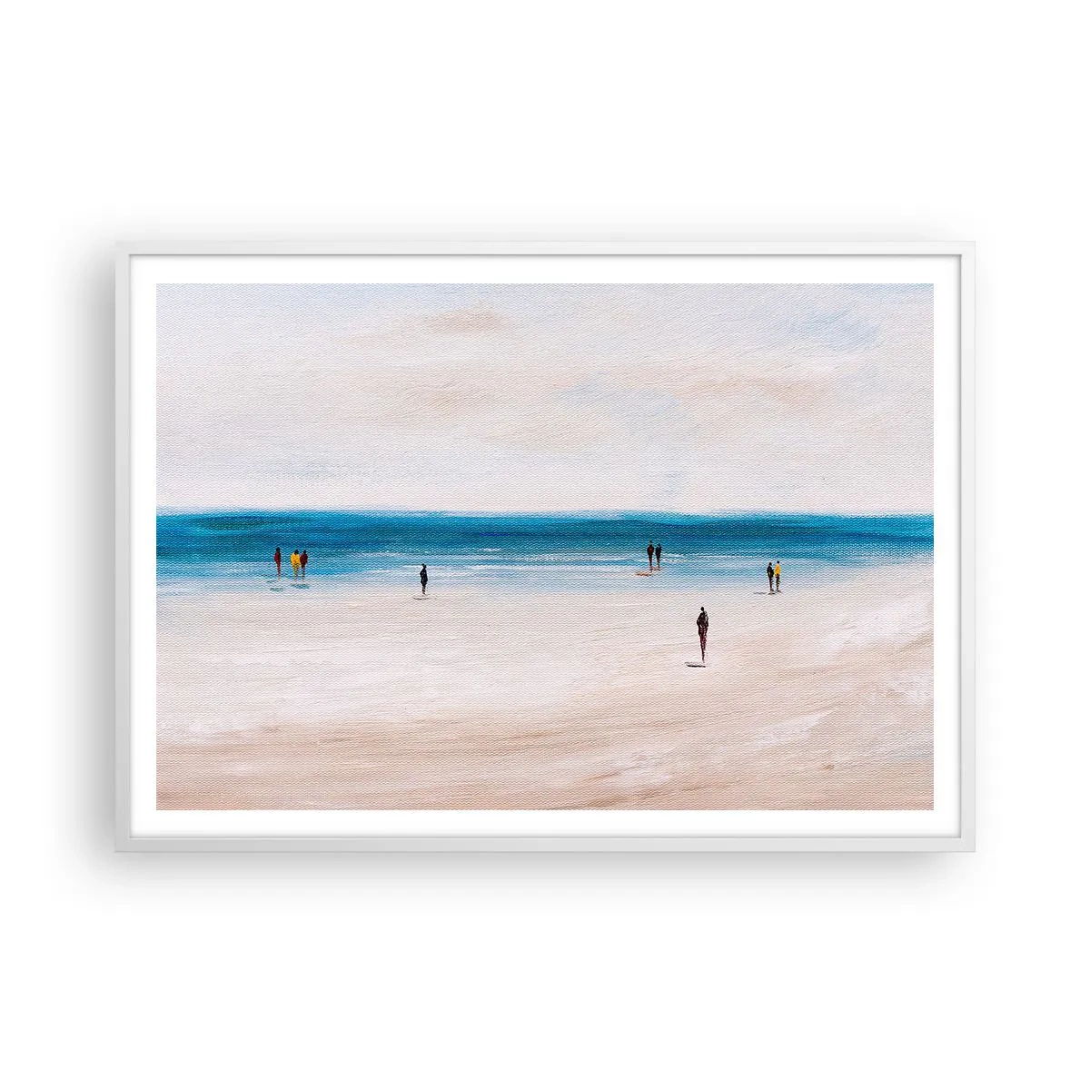 Poster in een witte lijst - Een natuurlijke behoefte - 100x70 cm