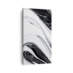 Schilderen op canvas - Een combinatie van tegenstellingen - 45x80 cm