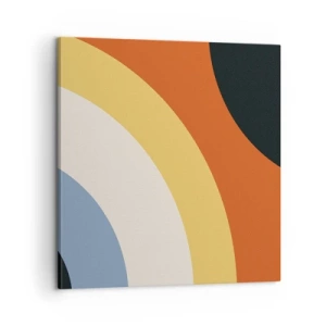 Schilderen op canvas - Naar mezelf toe - 60x60 cm