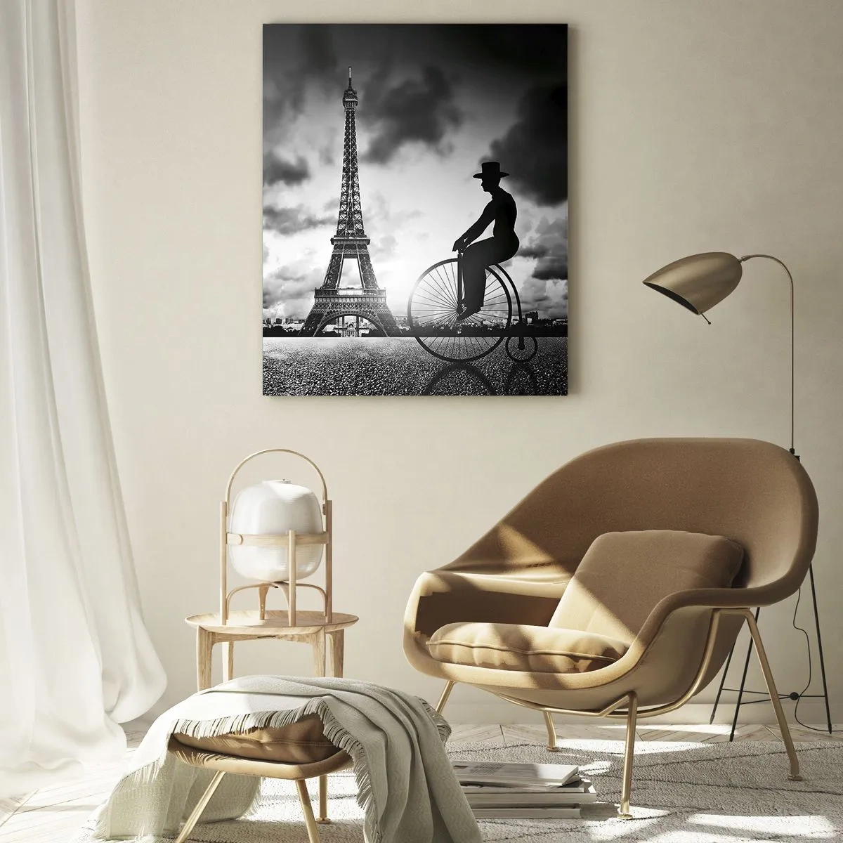 Schilderen op glas - Verlangen naar Belle Epoque - 50x70 cm