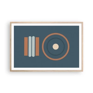 Een poster in een licht eiken lijst - De essentie van dingen - 91x61 cm