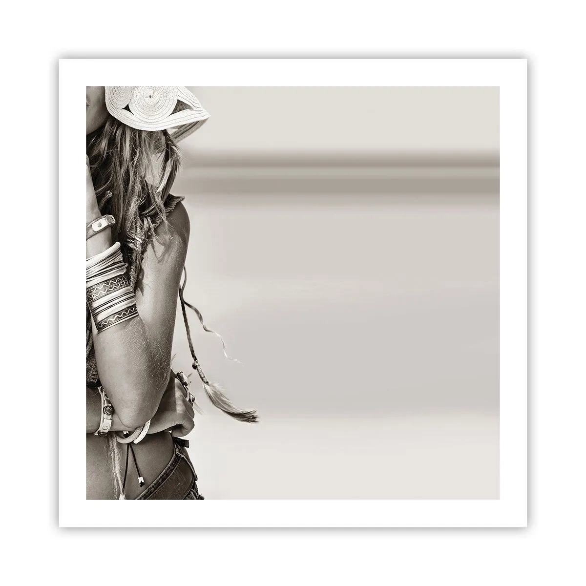 Poster - Waarom een meisje - 60x60 cm