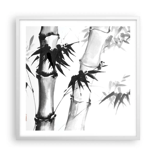 Poster in een witte lijst - Close-up op het oosten - 60x60 cm