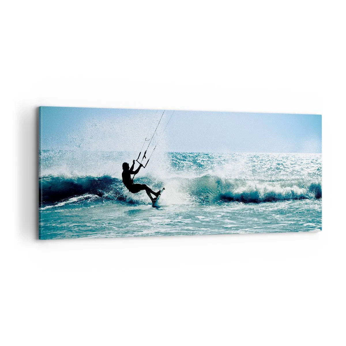 Schilderen op canvas - Laat je meeslepen - 100x40 cm