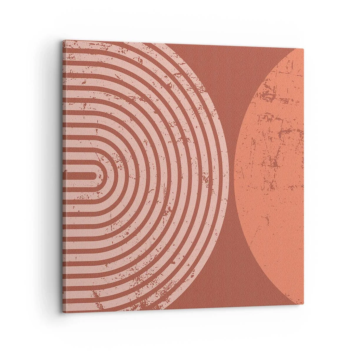 Schilderen op canvas - Een nauwe band - 60x60 cm