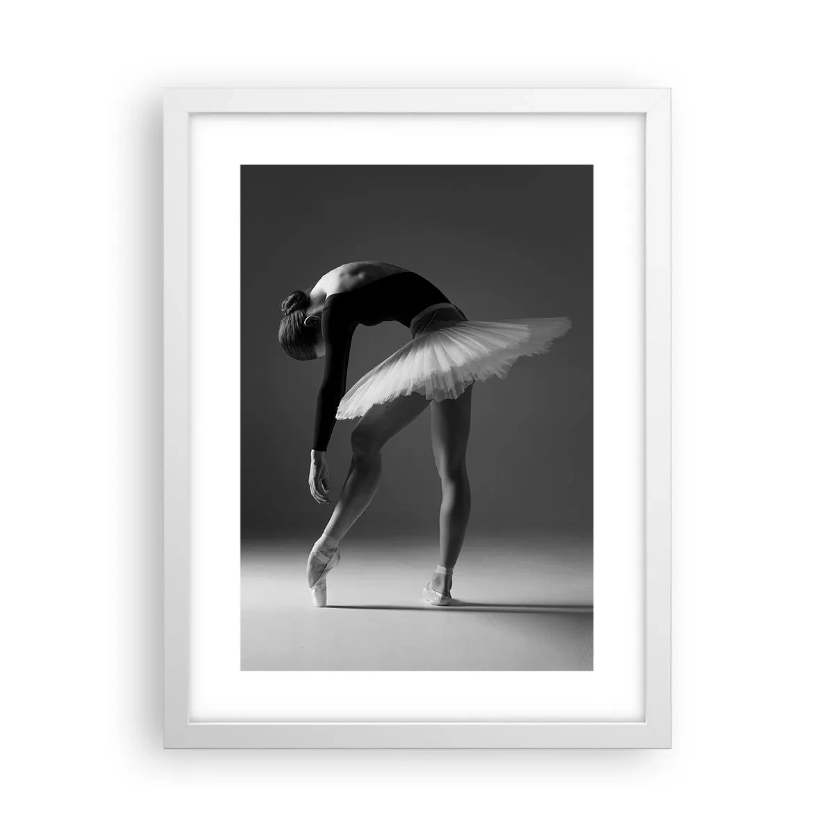 Poster in een witte lijst - Bella ballerina - 30x40 cm