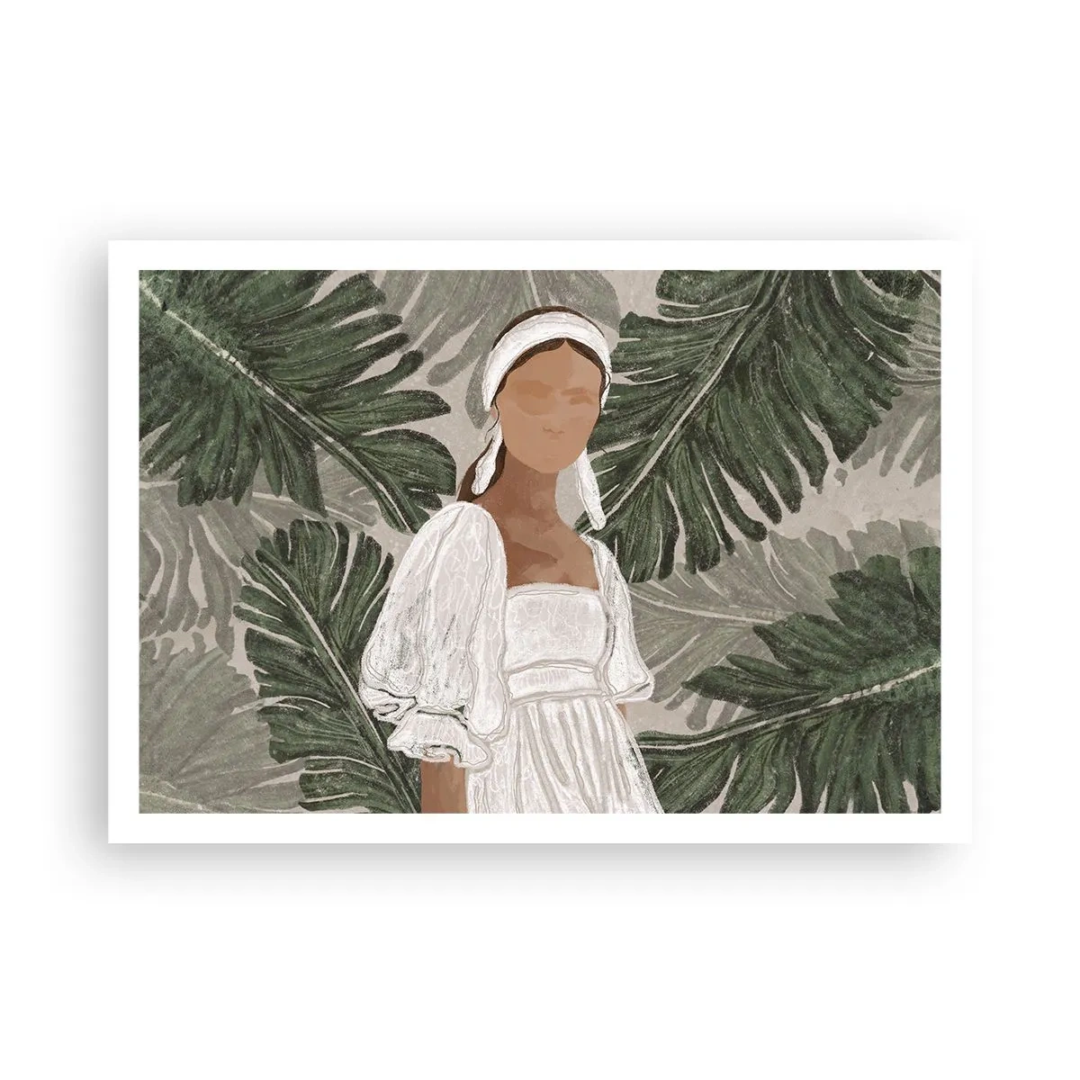 Poster - Exotisch portret - 100x70 cm