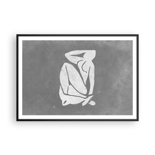 Poster in een zwarte lijst - In reflectie - 100x70 cm