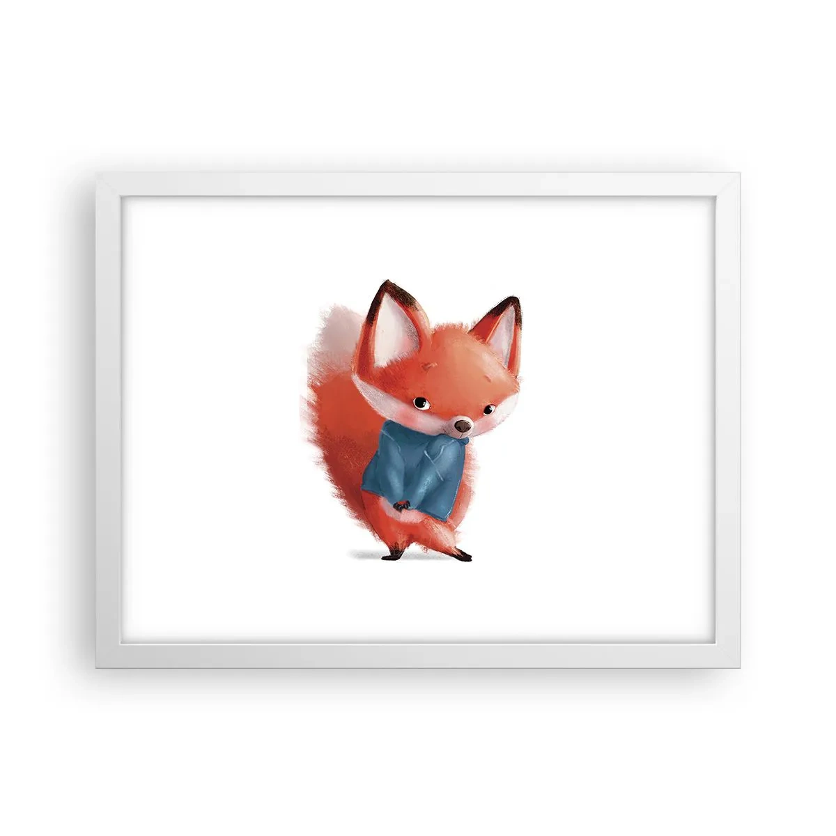 Poster in een witte lijst - Past het bij me? - 40x30 cm