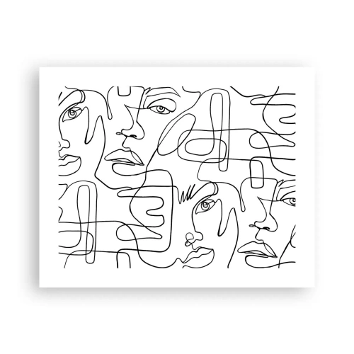 Poster - In verwarde emoties - 50x40 cm
