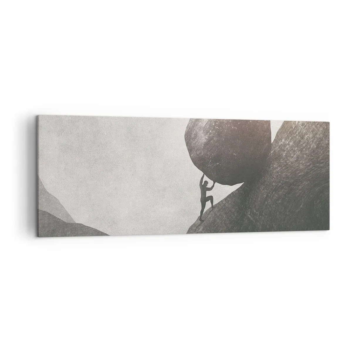 Schilderen op canvas - Ik geloof tegen alle hoop in - 140x50 cm