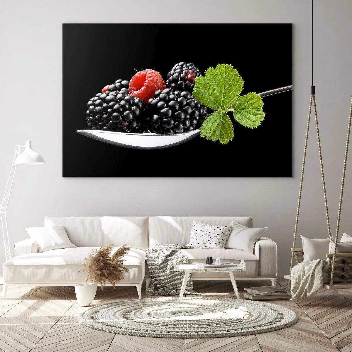 Schilderen op glas - De smaak van versheid - 120x80 cm